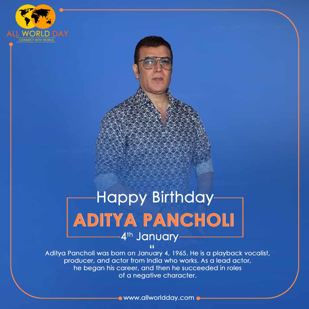 Aditya Pancholi Birthday : WhatsApp Image for Status & Social Media Poster